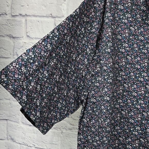 Paper Denim & Cloth 3X Classic Fit Button-Up Shirt Floral Short Sleeve Men’s - Picture 6 of 11